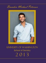 School Colors Dental Graduation Trifold