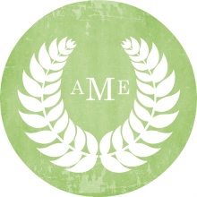 Dental School Graduation Announcement Green Grunge Seal