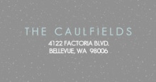 Gray And Blue Hello 2013  New Years Address Label
