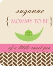 Brown and Pink Sweet Pea  Mug
