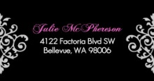 Black and Pink Flourish Sweet 16 Birthday  Address Label
