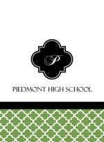 Graduation Thank You Card Green and Black Pattern
