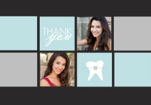 Gray and Light Blue Blocks  Thank You