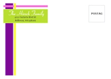 Colorful Squares Bat Mitzvah  Custom Envelope