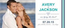 Anchor Navy And Teal  Save The Date