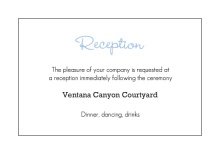 Personalized State Wedding  Enclosure card