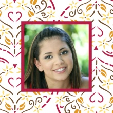 Exotic Floral Quinceanera Invitation