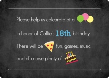 Icon Teen Birthday Invitation