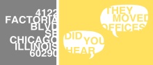Bold Modern Speech Bubbles Moving Announcement