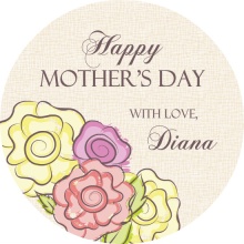 Painted Flowers Mother's Day Greetings