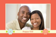 Floral and Bright Eid Greeting Card