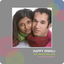 Joyful Fireworks Diwali Card