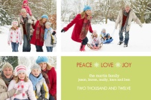 Simple Season's Greetings  Holiday Photo Card
